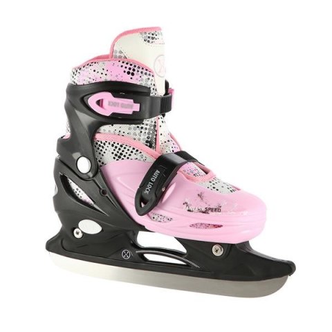 Nh18331 4W1 Różowy Rozm.M(35-38) Łyżworolki Z Wym. Płozą Hokejową Nils Extreme