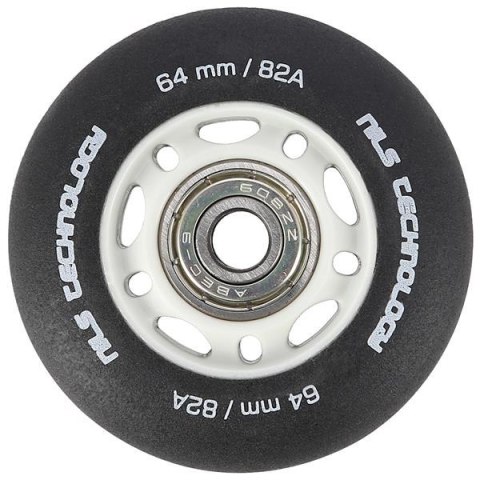 PU 64x24 82A CZARNE MATOWE (4 szt.) + ABEC-9 (8 szt.) ZESTAW NILS EXTREME PU 64x24 82A CZARNE MATOWE (4 szt.) + ABEC-9 (8 szt.) ZESTAW NILS EXTREME