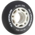 PU 64x24 82A CZARNE MATOWE KÓŁKA (4 szt.) NILS EXTREME