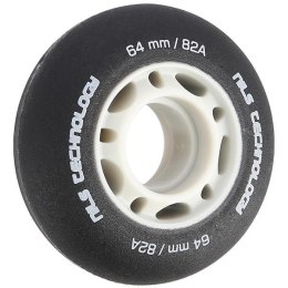 PU 64x24 82A CZARNE MATOWE KÓŁKA (4 szt.) NILS EXTREME