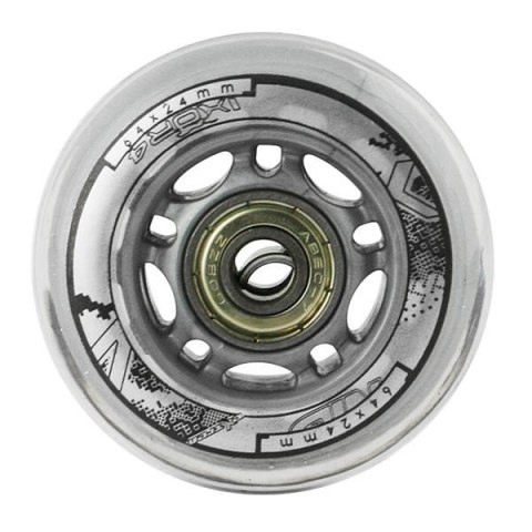 PU 64x24 82A PRZEZROCZYSTE (4 szt.) + ABEC-7 (8 szt.) ZESTAW NILS EXTREME PU 64x24 82A PRZEZROCZYSTE (4 szt.) + ABEC-7 (8 szt.) ZESTAW NILS EXTREME
