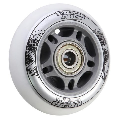 PU 70x24 82A BIAŁE N (4 szt.) + ABEC-7 (8 szt.) ZESTAW NILS EXTREME PU 70x24 82A BIAŁE N (4 szt.) + ABEC-7 (8 szt.) ZESTAW NILS EXTREME