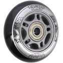 PU 70x24 82A CZARNE (4 szt.) + ABEC-9 (8 szt.) ZESTAW NILS EXTREME
