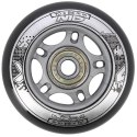 PU 70x24 82A CZARNE (4 szt.) + ABEC-9 (8 szt.) ZESTAW NILS EXTREME