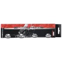 PU 70x24 82A CZARNE (4 szt.) + ABEC-9 (8 szt.) ZESTAW NILS EXTREME