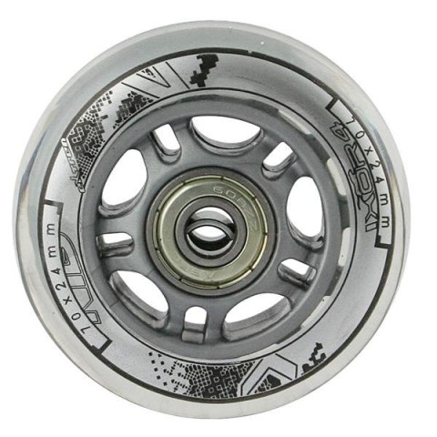 PU 70x24 82A PRZEZROCZYSTE (4 szt.) + ABEC-7 (8 szt.) ZESTAW NILS EXTREME PU 70x24 82A PRZEZROCZYSTE (4 szt.) + ABEC-7 (8 szt.) ZESTAW NILS EXTREME
