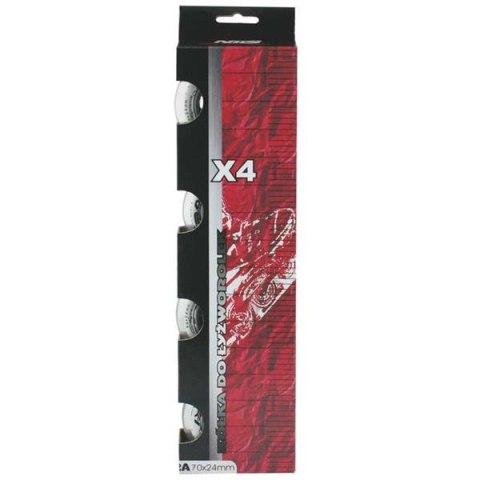 PU 70x24 82A PRZEZROCZYSTE KÓŁKA (4 szt.) NILS EXTREME PU 70x24 82A PRZEZROCZYSTE KÓŁKA (4 szt.) NILS EXTREME