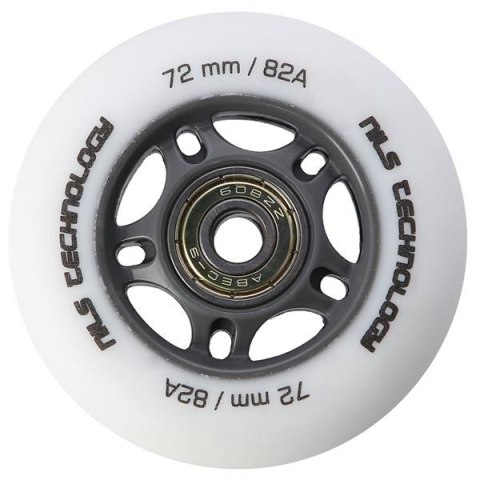 PU 72x24 82A BIAŁE MATOWE (4 szt.) + ABEC-9 (8 szt.) ZESTAW NILS EXTREME PU 72x24 82A BIAŁE MATOWE (4 szt.) + ABEC-9 (8 szt.) ZESTAW NILS EXTREME