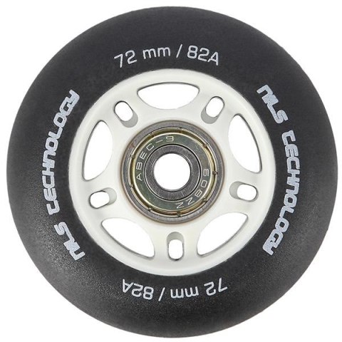 PU 72x24 82A CZARNE MATOWE (4 szt.) + ABEC-9 (8 szt.) ZESTAW NILS EXTREME PU 72x24 82A CZARNE MATOWE (4 szt.) + ABEC-9 (8 szt.) ZESTAW NILS EXTREME