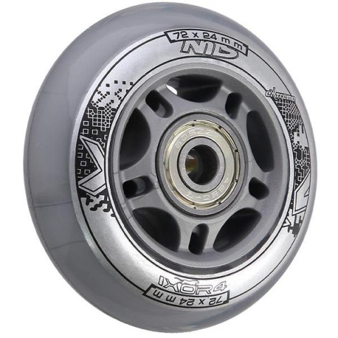 PU 72x24 82A PRZEZROCZYSTE N (4 szt.) + ABEC-7 (8 szt.) ZESTAW NILS EXTREME PU 72x24 82A PRZEZROCZYSTE N (4 szt.) + ABEC-7 (8 szt.) ZESTAW NILS EXTREME