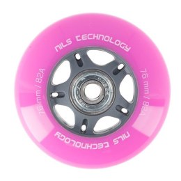 PU 76x24 82A (4szt.) RÓŻOWE + ABEC-7 (8szt.) ZESTAW NILS EXTREME