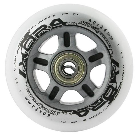PU 80x24 82A BIAŁE (4 szt.) + ABEC-7 (8 szt.) ZESTAW NILS EXTREME PU 80x24 82A BIAŁE (4 szt.) + ABEC-7 (8 szt.) ZESTAW NILS EXTREME