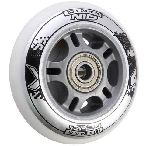 PU 80x24 82A BIAŁE N (4 szt.) + ABEC-7 (8 szt.) ZESTAW NILS EXTREME PU 80x24 82A BIAŁE N (4 szt.) + ABEC-7 (8 szt.) ZESTAW NILS EXTREME
