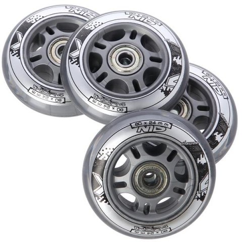 PU 80x24 82A PRZEZROCZYSTE N (4 szt.) + ABEC-7 (8 szt.) ZESTAW NILS EXTREME PU 80x24 82A PRZEZROCZYSTE N (4 szt.) + ABEC-7 (8 szt.) ZESTAW NILS EXTREME