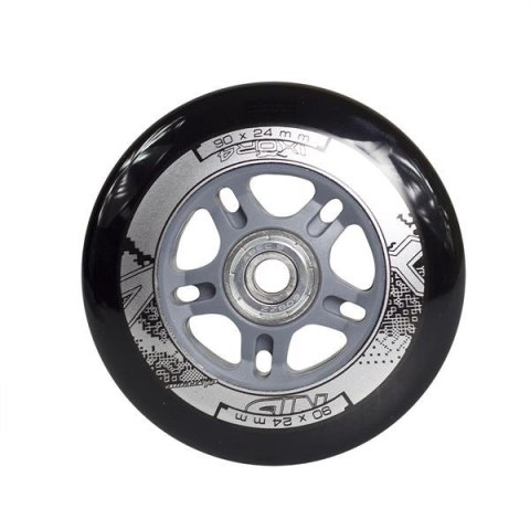 PU 90x24 82A CZARNE (4 szt.) + ABEC-9 CHROME (8 szt.) ZESTAW NILS EXTREME PU 90x24 82A CZARNE (4 szt.) + ABEC-9 CHROME (8 szt.) ZESTAW NILS EXTREME