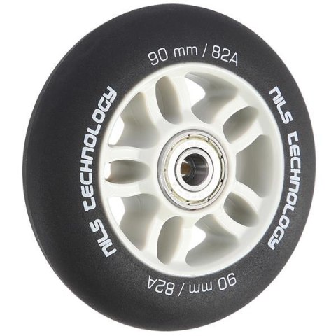 PU 90x24 82A CZARNE MATOWE (4 szt.) + ABEC-9 CHROME (8 szt.) ZESTAW NILS EXTREME PU 90x24 82A CZARNE MATOWE (4 szt.) + ABEC-9 CHROME (8 szt.) ZESTAW NILS EXTREME
