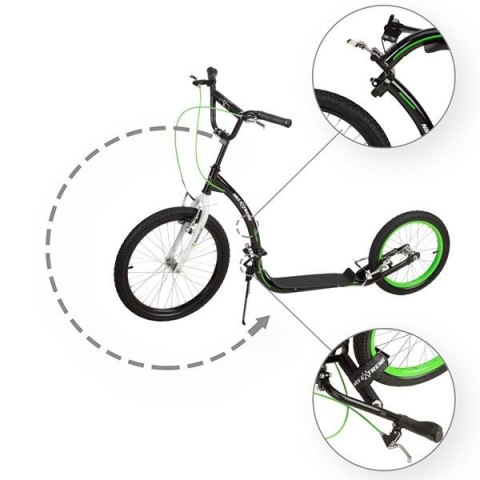 WH227F GREEN 20/16" HULAJNOGA SKŁADANA NILS EXTREME WH227F GREEN 20/16" HULAJNOGA SKŁADANA NILS EXTREME