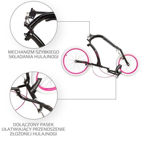 WH227F PINK 20/16" HULAJNOGA SKŁADANA NILS EXTREME WH227F PINK 20/16" HULAJNOGA SKŁADANA NILS EXTREME