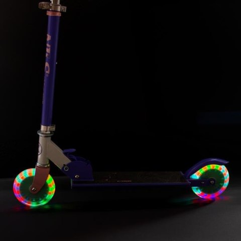 HD120L LED VIOLET HULAJNOGA NILS EXTREME - Bezpieczna z Świecącymi Kółkami! HD120L LED VIOLET HULAJNOGA NILS EXTREME - Bezpieczna z Świecącymi Kółkami!