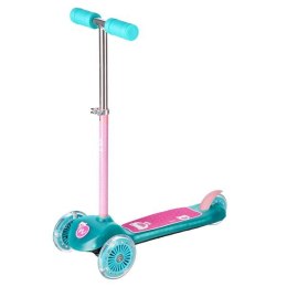 Hulajnoga Trójkołowa HLB001 Nils Fun Turquoise - Bezpieczna dla Dzieci