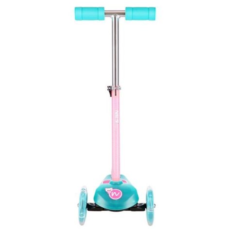 Hulajnoga Trójkołowa HLB001 Nils Fun Turquoise - Bezpieczna dla Dzieci Hulajnoga Trójkołowa HLB001 Nils Fun Turquoise - Bezpieczna dla Dzieci