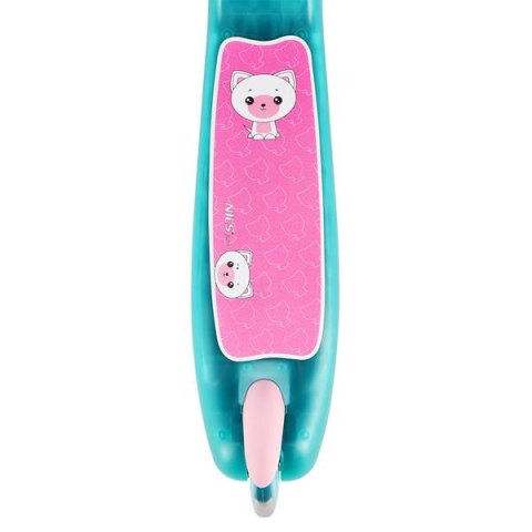 Hulajnoga Trójkołowa HLB001 Nils Fun Turquoise - Bezpieczna dla Dzieci Hulajnoga Trójkołowa HLB001 Nils Fun Turquoise - Bezpieczna dla Dzieci