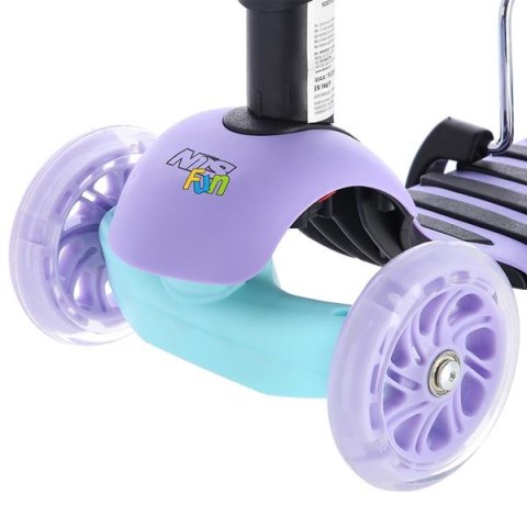 HLB07 4w1 BLACK-MINT-PURPLE HULAJNOGA DZIECIĘCA NILS FUN HLB07 4w1 BLACK-MINT-PURPLE HULAJNOGA DZIECIĘCA NILS FUN