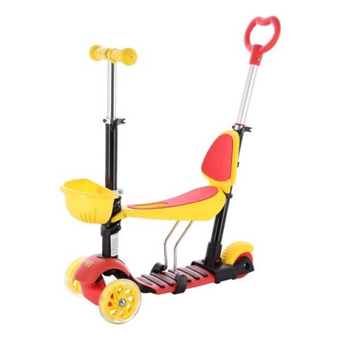 HLB07 4w1 BLACK-YELLOW-RED HULAJNOGA DZIECIĘCA NILS FUN HLB07 4w1 BLACK-YELLOW-RED HULAJNOGA DZIECIĘCA NILS FUN