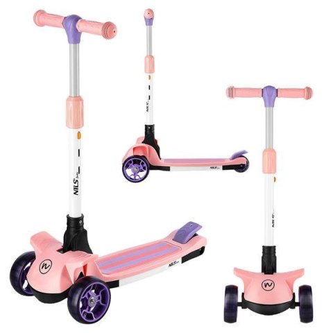HLB10 LED PINK HULAJNOGA DZIECIĘCA NILS FUN HLB10 LED PINK HULAJNOGA DZIECIĘCA NILS FUN