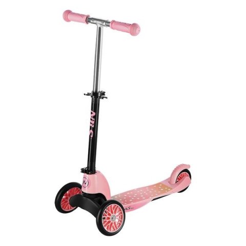 Różowa Hulajnoga Dziecięca Trójkołowa - Dwukołowa Nils FUN Pink HLB202 Różowa Hulajnoga Dziecięca Trójkołowa - Dwukołowa Nils FUN Pink HLB202