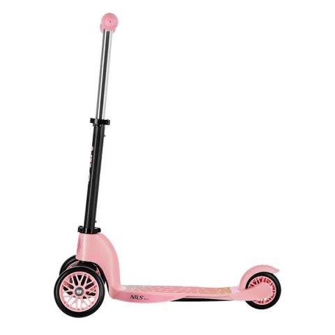 Różowa Hulajnoga Dziecięca Trójkołowa - Dwukołowa Nils FUN Pink HLB202 Różowa Hulajnoga Dziecięca Trójkołowa - Dwukołowa Nils FUN Pink HLB202