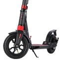 HM209T Black-Red, Hulajnoga z Hamulcem Tarczowym NILS EXTREME, 200mm