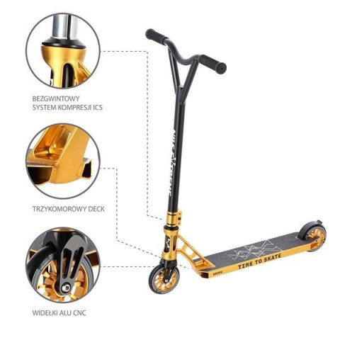HS202 PRO BLACK-GOLD HULAJNOGA DO TRIKÓW NILS EXTREME HS202 PRO BLACK-GOLD HULAJNOGA DO TRIKÓW NILS EXTREME