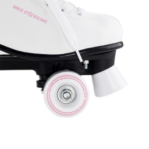 Wrotki NQ8400S Białe Rozmiar 38 Nils Extreme - Komfortowy Retro Styl Wrotki NQ8400S Białe Rozmiar 38 Nils Extreme - Komfortowy Retro Styl