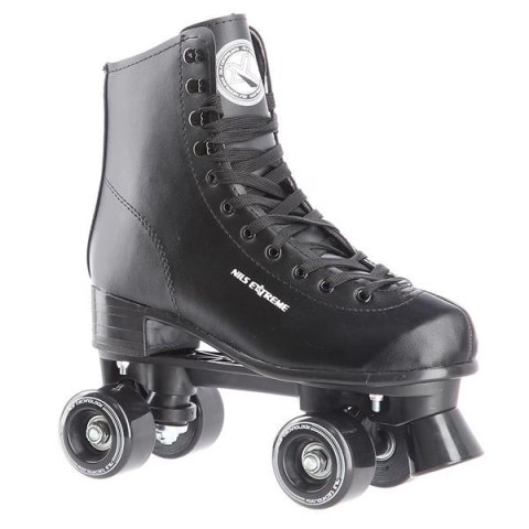 Stabilne w Kolorze Czarnym, Wygodne w Stylu Retro Wrotki o Rozmiarze 40 Stabilne w Kolorze Czarnym, Wygodne w Stylu Retro Wrotki o Rozmiarze 40