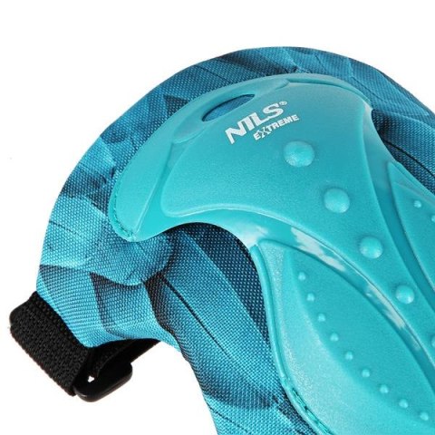 Zestaw Ochraniaczy Nils Extreme H727 Zielony L - Pełna Ochrona na Rolki Zestaw Ochraniaczy Nils Extreme H727 Zielony L - Pełna Ochrona na Rolki