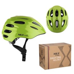 Kask MTB01 LED Zielony XXS (42-48 cm) - Bezpieczeństwo w Skatingu!