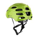 Kask Zielony Dla Dziecka LED Rozmiar XS 43-49 cm- Bezpieczny Wygodny Pianka