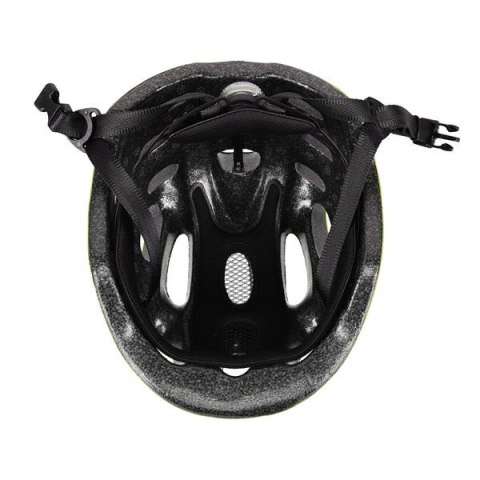 Kask Zielony Dla Dziecka LED Rozmiar S 44-50 cm - Bezpieczny Wygodny Pianka Kask Zielony Dla Dziecka LED Rozmiar S 44-50 cm - Bezpieczny Wygodny Pianka
