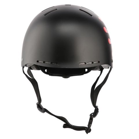 Kask Czarno-Czerwony Wytrzymały Dość Mocno Zabudowany Rozmiar L 54-62 cm Kask Czarno-Czerwony Wytrzymały Dość Mocno Zabudowany Rozmiar L 54-62 cm