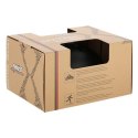 Kask Czarno-Czerwony Wytrzymały Dość Mocno Zabudowany Rozmiar L 54-62 cm