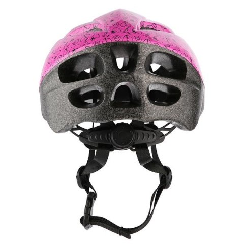 Różowy Kask z Czarnymi Wzorkami Rozm. XS (48-55 cm) - Regulowany i Wygodny Różowy Kask z Czarnymi Wzorkami Rozm. XS (48-55 cm) - Regulowany i Wygodny