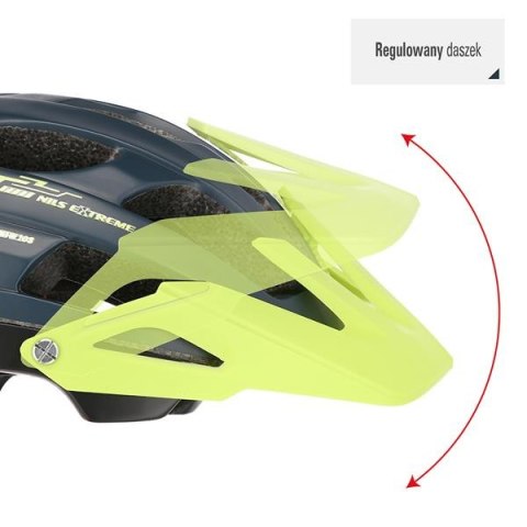 MTW208 GRANATOWO-ZIELONY ROZM. M (53-58CM) KASK NILS EXTREME MTW208 GRANATOWO-ZIELONY ROZM. M (53-58CM) KASK NILS EXTREME