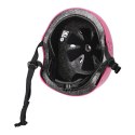 Kask z Ochraniaczami Zestaw Różowy MR290+H230 Rozm. S Nils Extreme