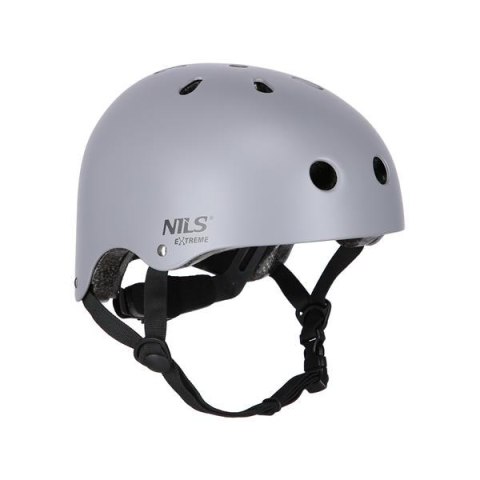MR290+H230 KASK Z OCHRANIACZAMI ZESTAW SZARY ROZM. M NILS EXTREME MR290+H230 KASK Z OCHRANIACZAMI ZESTAW SZARY ROZM. M NILS EXTREME