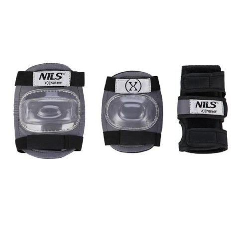 MR290+H230 KASK Z OCHRANIACZAMI ZESTAW SZARY ROZM. M NILS EXTREME MR290+H230 KASK Z OCHRANIACZAMI ZESTAW SZARY ROZM. M NILS EXTREME