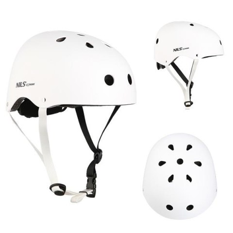 Kask NILS EXTREME MTW001 BIAŁY ROZMIAR S (52-56CM)Bezpieczeństwo i Komfort! Kask NILS EXTREME MTW001 BIAŁY ROZMIAR S (52-56CM)Bezpieczeństwo i Komfort!