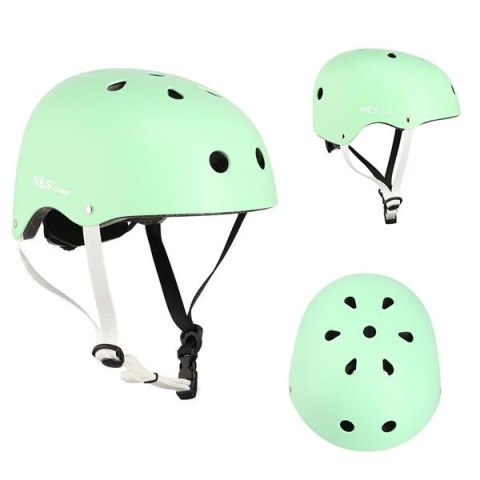 Kask NILS EXTREME MTW001 MIĘTOWY ROZM. S (52-56cm) - Bezpieczeństwo i Styl Kask NILS EXTREME MTW001 MIĘTOWY ROZM. S (52-56cm) - Bezpieczeństwo i Styl