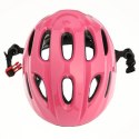 Kask z ochraniaczami MTW01+H210 RÓŻOWY rozm. S 44 - 50 Zestaw Nils Extreme