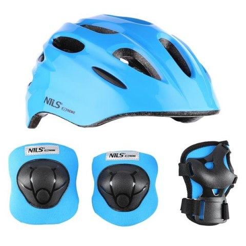 Zestaw Kask MTW01 z Ochraniaczami H210 Niebieski S - Bezpieczeństwo Dzieci Zestaw Kask MTW01 z Ochraniaczami H210 Niebieski S - Bezpieczeństwo Dzieci